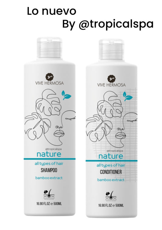Shampoo y Acondicionador De Crecimiento Tropical