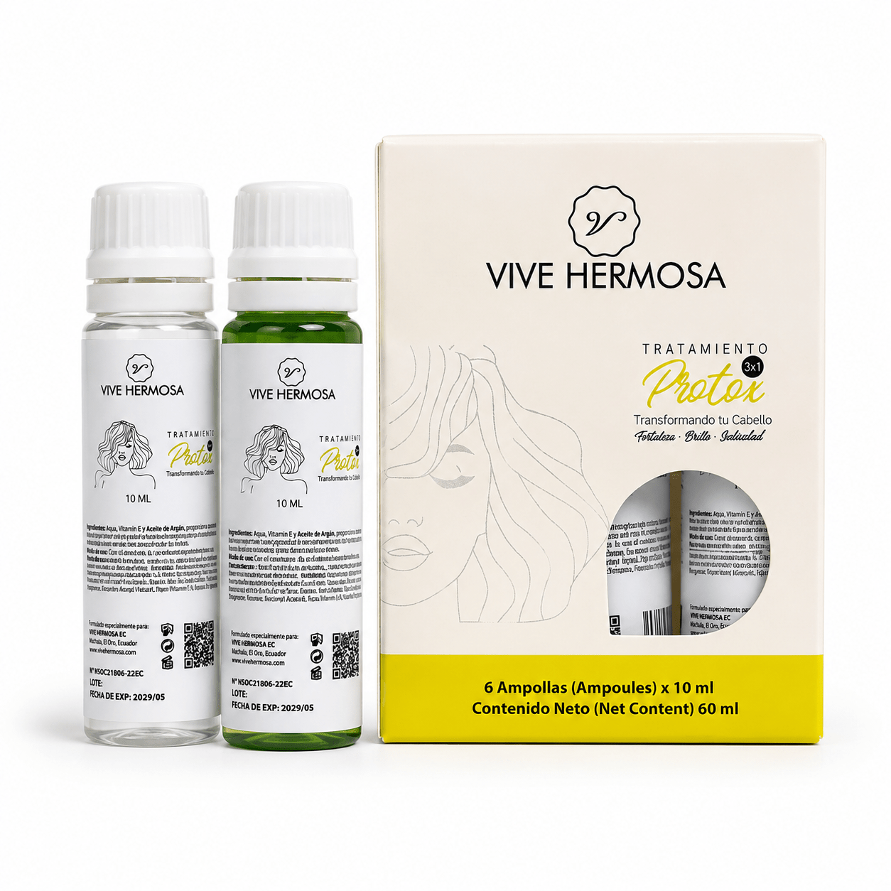 Ampolletas de Crecimiento y Caída de Cabello (Nueva imagen) - ViveHermosa