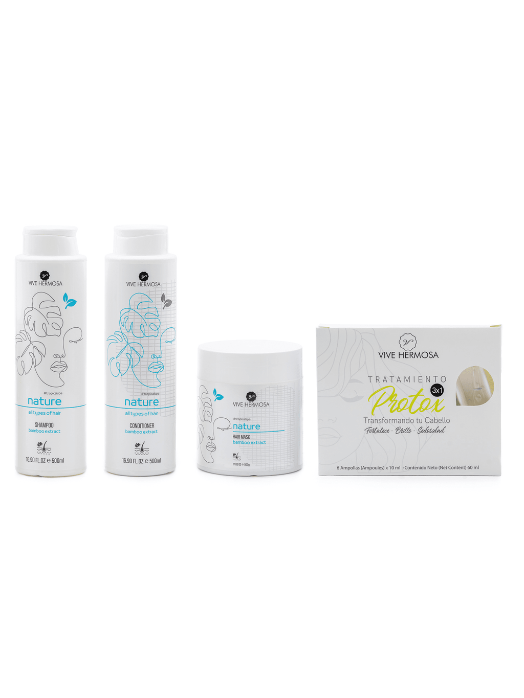 Kit de estimular el crecimiento y prevencion de caida - ViveHermosa