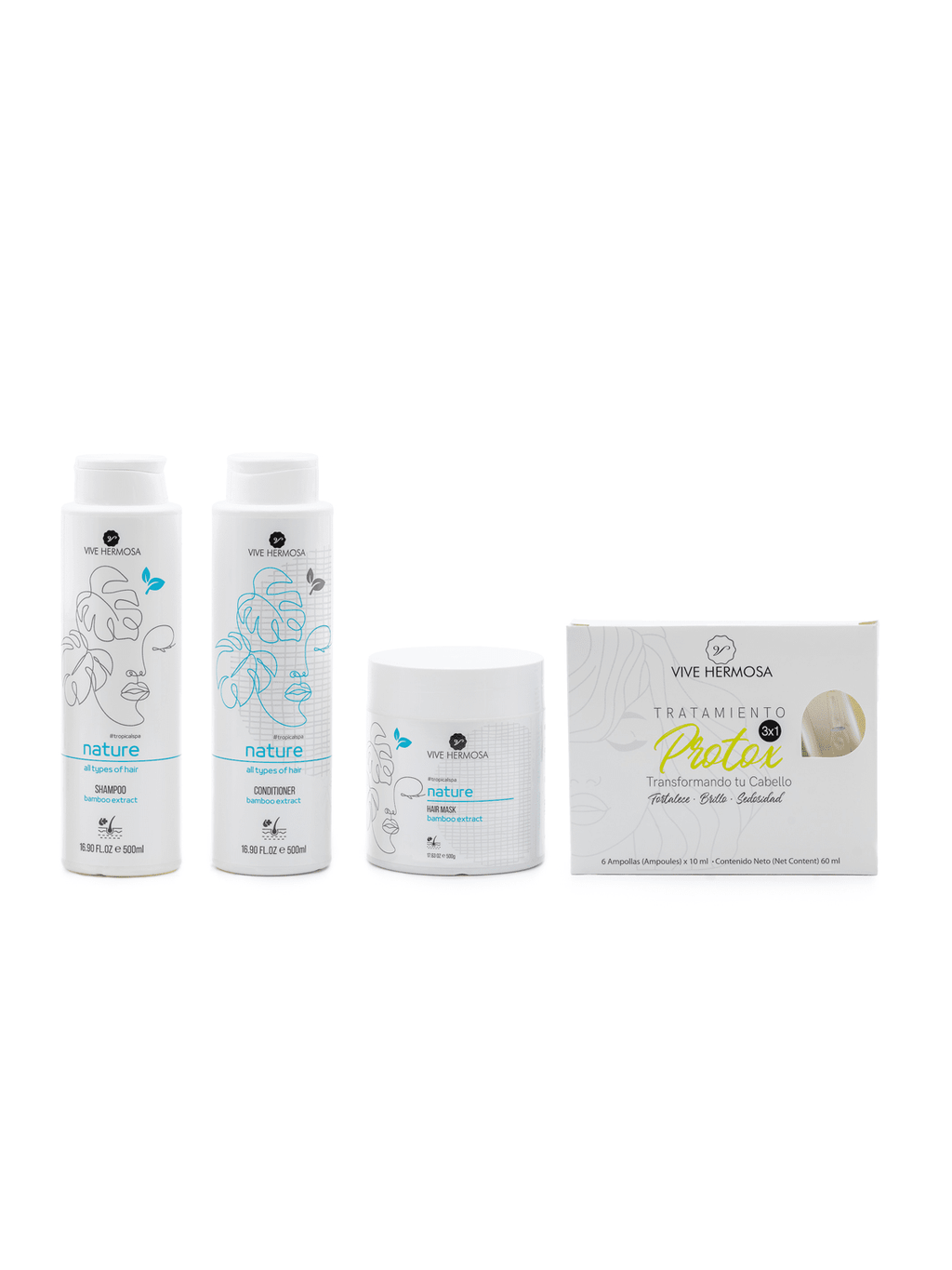 Kit de estimular el crecimiento y prevencion de caida - ViveHermosa