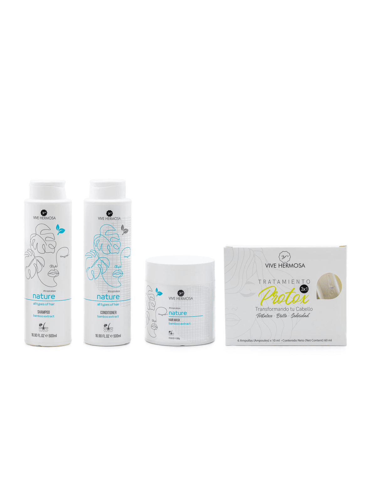 Kit de estimular el crecimiento y prevencion de caida - ViveHermosa