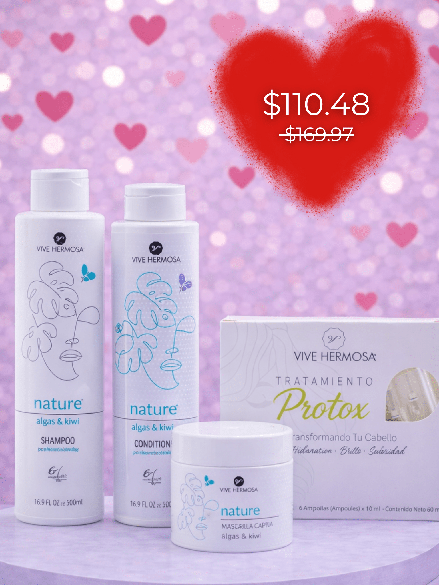 Kit de estimular el crecimiento y prevencion de caida - ViveHermosa