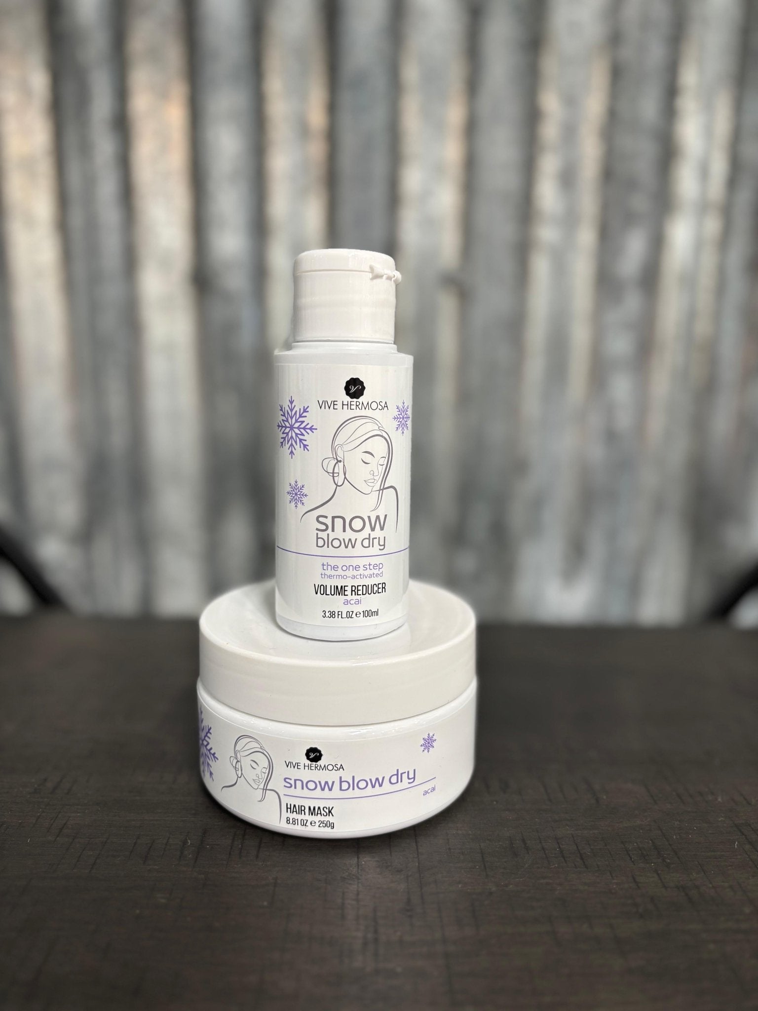 ❤️ Kit de Snow Blow Dry 3.38 onz y su Mascarilla Snow Blow Dry - ViveHermosa