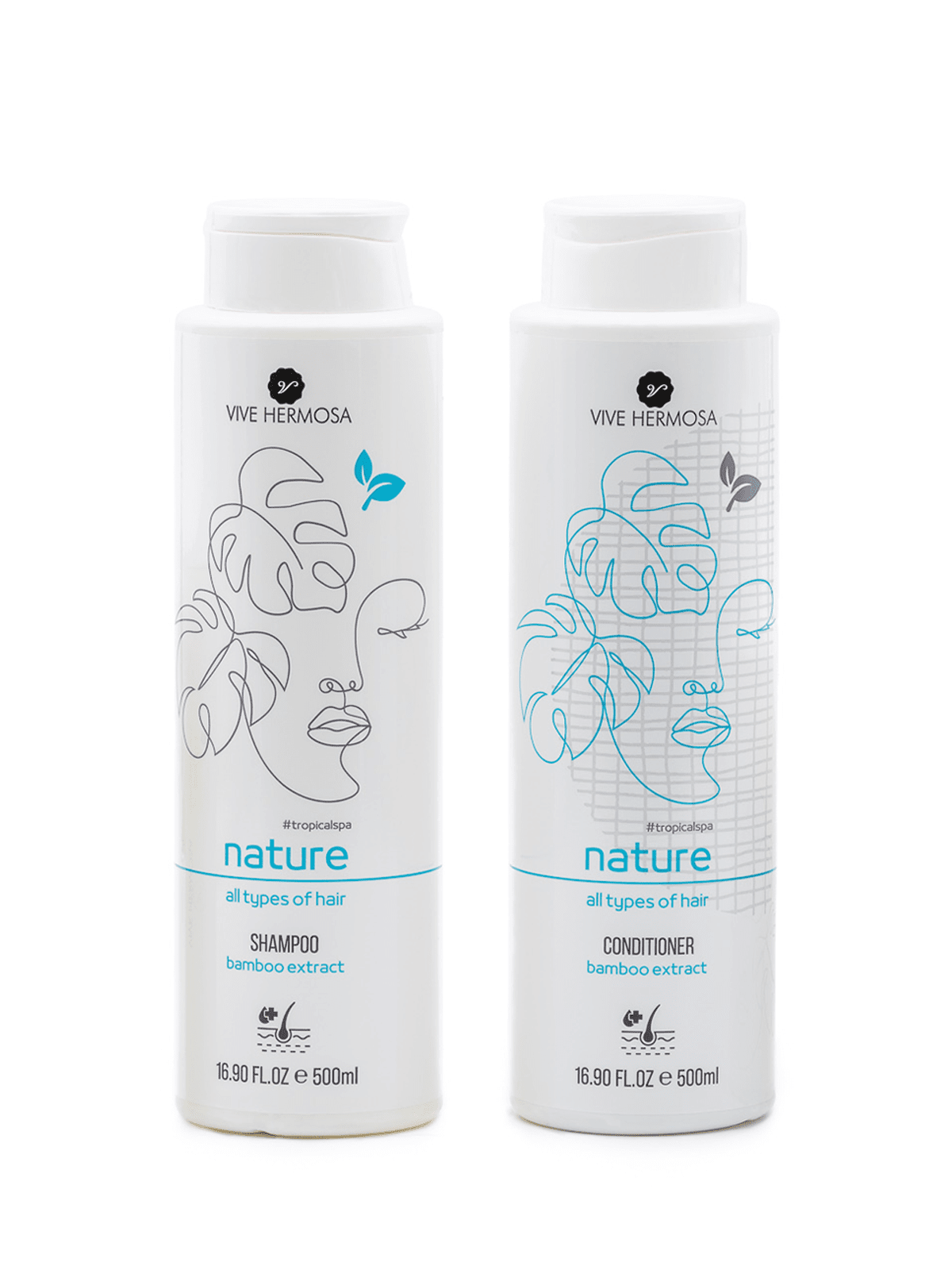 Shampoo y acondicionador Nature: Cabello graso - ViveHermosa
