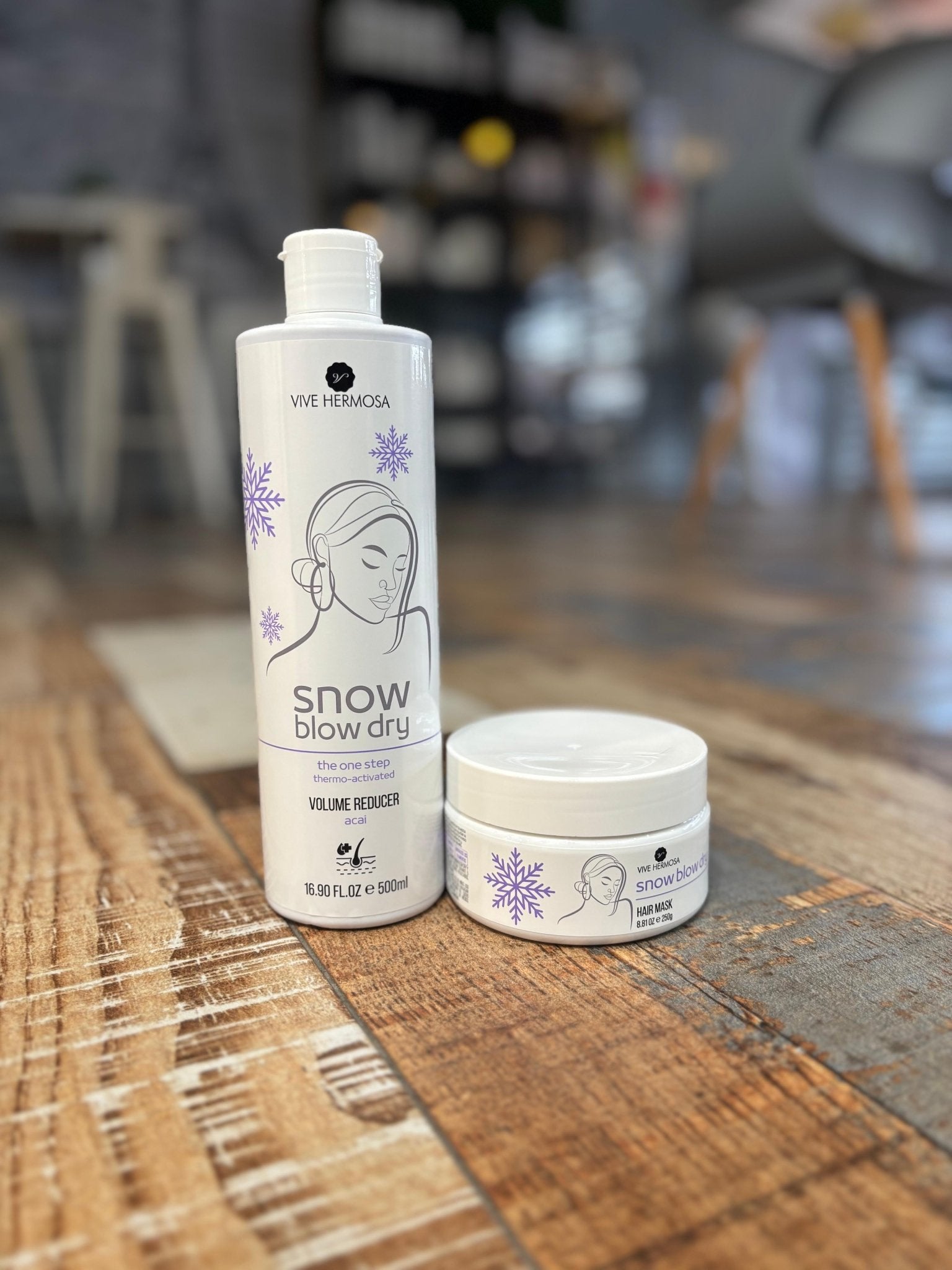 Tratamiento Snow Blow Dry 16 onz y Mascarilla Snow Blow Dry 8 onz - ViveHermosa