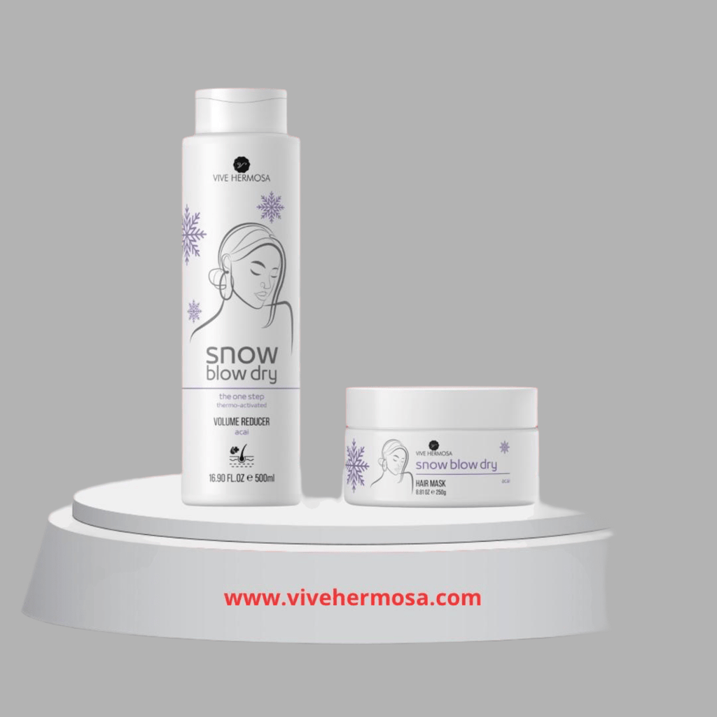Tratamiento Snow Blow Dry 16 onz y Mascarilla Snow Blow Dry 8 onz - ViveHermosa