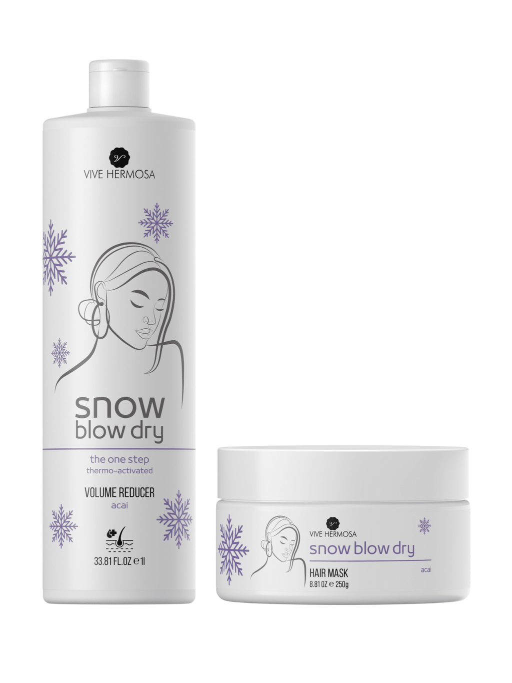 Tratamiento Snow Blow dry 33.38 Onz y Mascarilla Snow Blow Dry 8 Onz - ViveHermosa