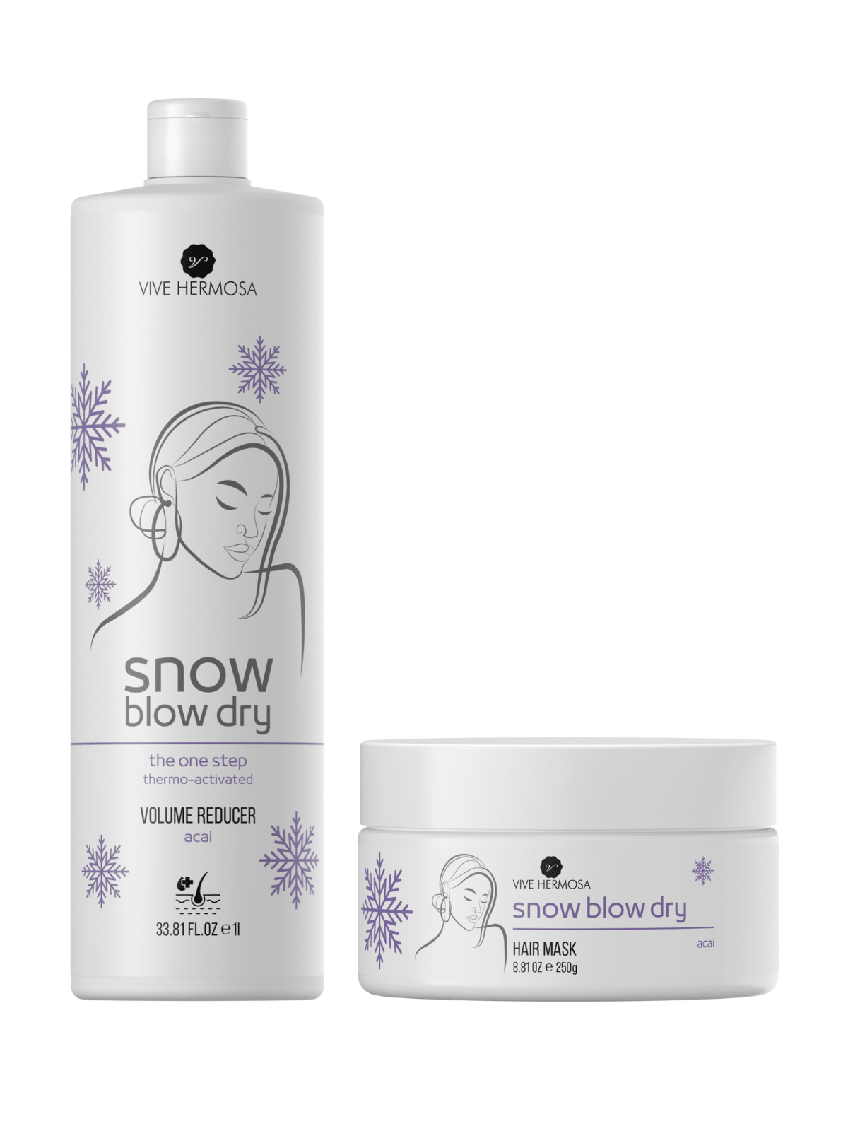 Tratamiento Snow Blow dry 33.38 Onz y Mascarilla Snow Blow Dry 8 Onz - ViveHermosa