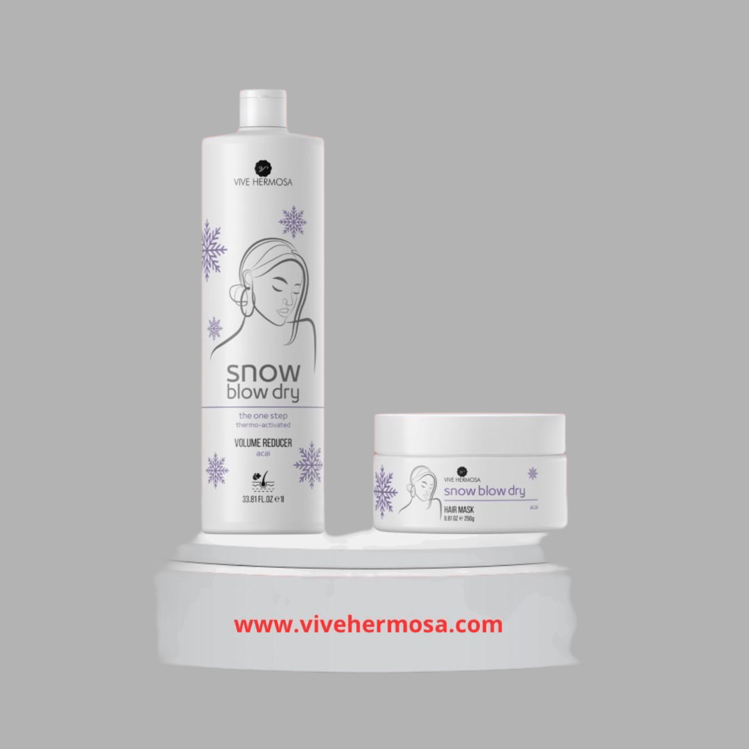 Tratamiento Snow Blow dry 33.38 Onz y Mascarilla Snow Blow Dry 8 Onz - ViveHermosa